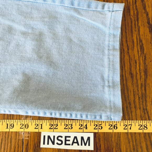 Liz Claiborne Women's Denim Jeans Size 12 Mid Rise Straight Leg Fit Stretch Blue - Picture 8 of 11